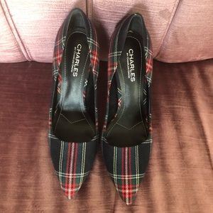Charles by Charles David stripe stilettos heels